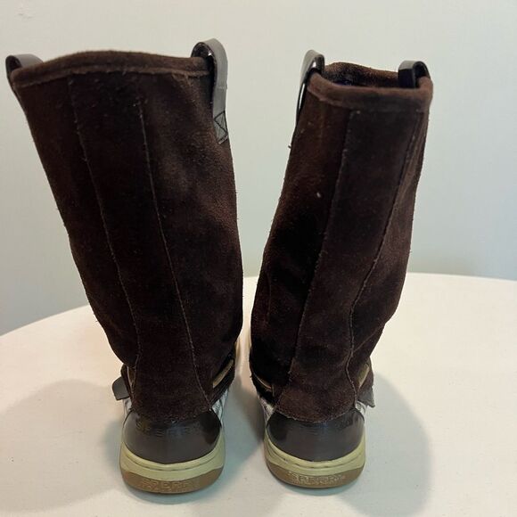 Sperry Top-Sider Womens Sandfish Boots Brown 7.5M - Picture 3 of 7